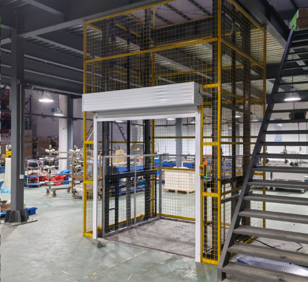 长泰食品厂物料提升